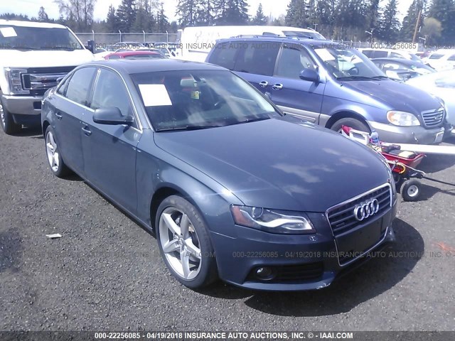 WAUFFAFL1BN029316 - 2011 AUDI A4 PREMIUM PLUS GRAY photo 1