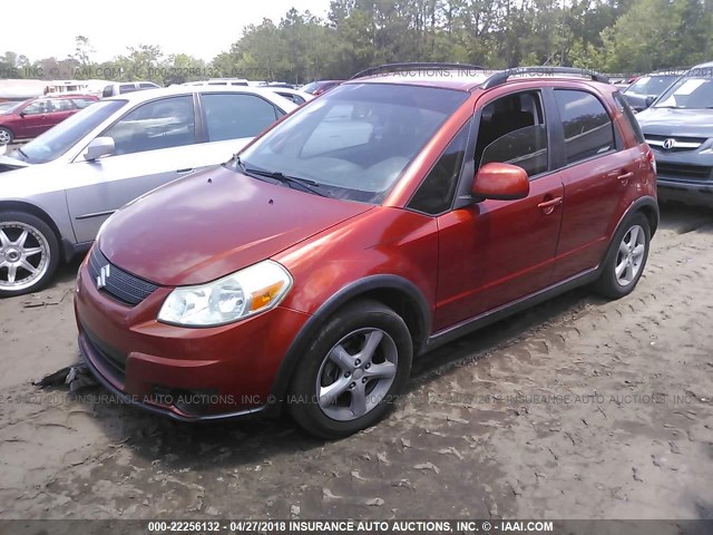 JS2YA413385103272 - 2008 SUZUKI SX4 CONVENIENCE ORANGE photo 2