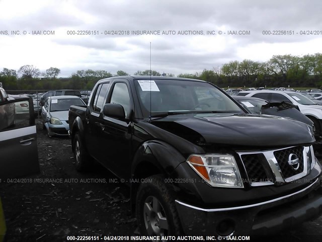 1N6AD07W86C469926 - 2006 NISSAN FRONTIER CREW CAB LE/SE/OFF ROAD BLACK photo 1