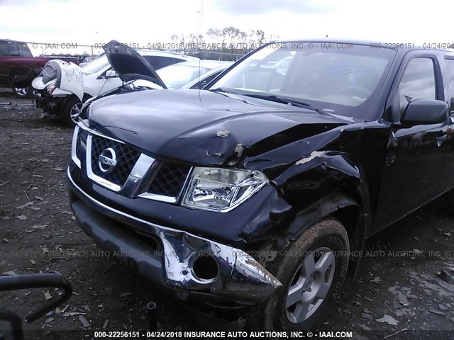 1N6AD07W86C469926 - 2006 NISSAN FRONTIER CREW CAB LE/SE/OFF ROAD BLACK photo 6