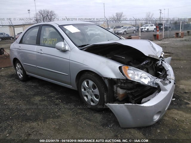 KNAFE121865268200 - 2006 KIA NEW SPECTRA LX/EX SILVER photo 1