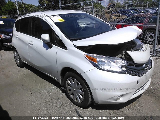 3N1CE2CP7FL449337 - 2015 NISSAN VERSA NOTE S/S PLUS/SV/SL/SR WHITE photo 1