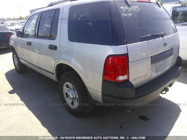 1FMZU62E65ZA32103 - 2005 FORD EXPLORER XLS/XLS SPORT SILVER photo 3