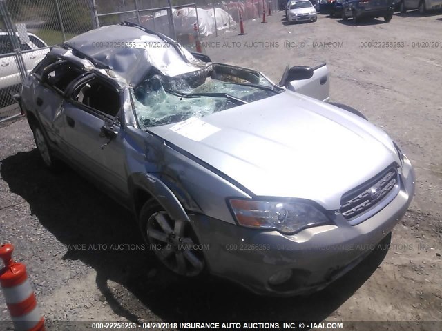 4S4BP61C277314102 - 2007 SUBARU LEGACY OUTBACK 2.5I SILVER photo 1