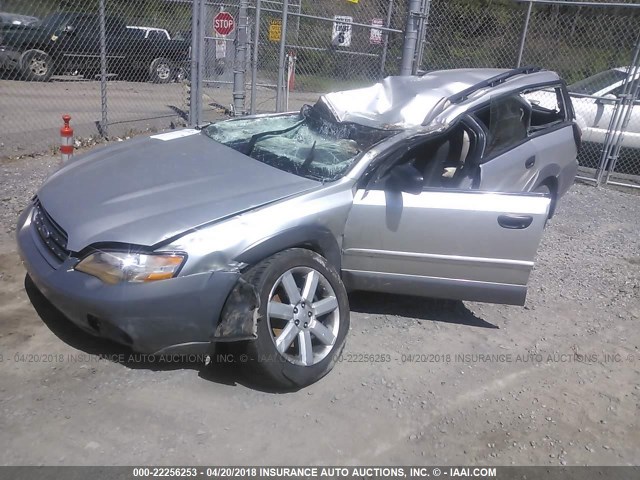 4S4BP61C277314102 - 2007 SUBARU LEGACY OUTBACK 2.5I SILVER photo 2