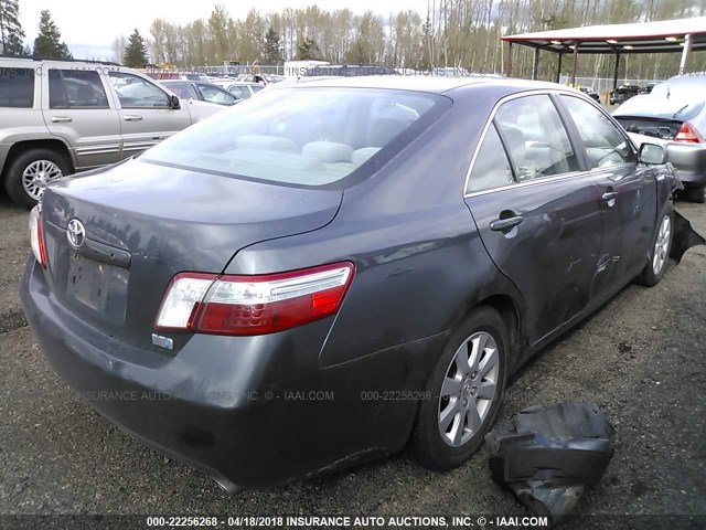 4T1BB46K09U089363 - 2009 TOYOTA CAMRY HYBRID GRAY photo 4