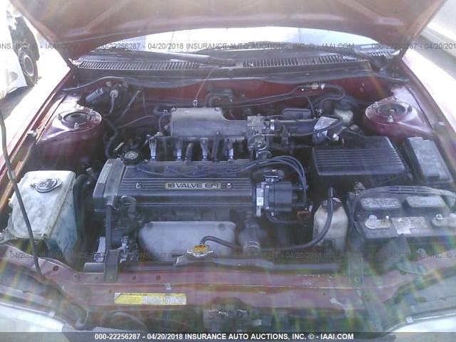 2T1AE09B8RC061044 - 1994 TOYOTA COROLLA LE/DX 红色 照片 10