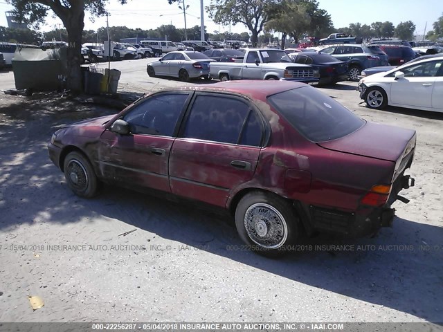 2T1AE09B8RC061044 - 1994 TOYOTA COROLLA LE/DX RED photo 3