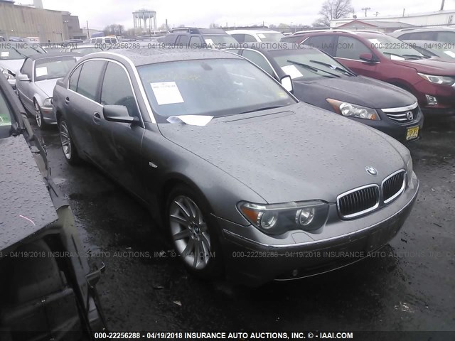 WBAGN634X3DS44699 - 2003 BMW 745 LI GRAY photo 1