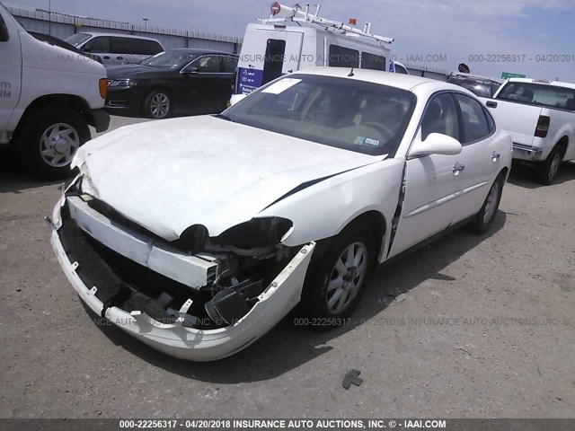 2G4WC532851321528 - 2005 BUICK LACROSSE CX WHITE photo 2