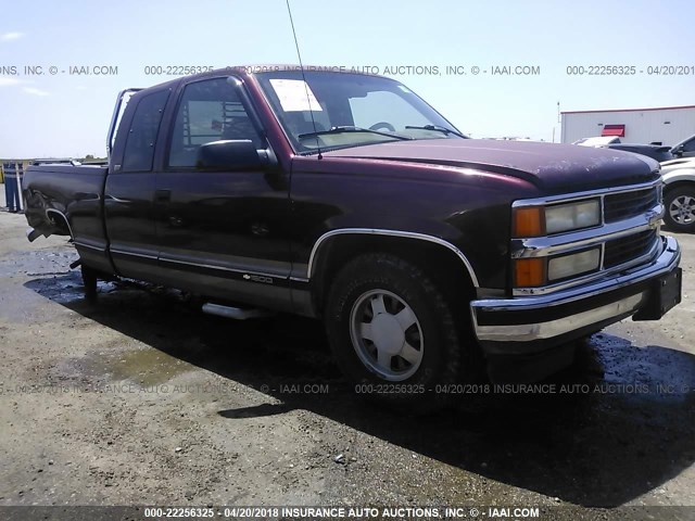 2GCEC19W2V1138287 - 1997 CHEVROLET GMT-400 C1500 MAROON photo 1