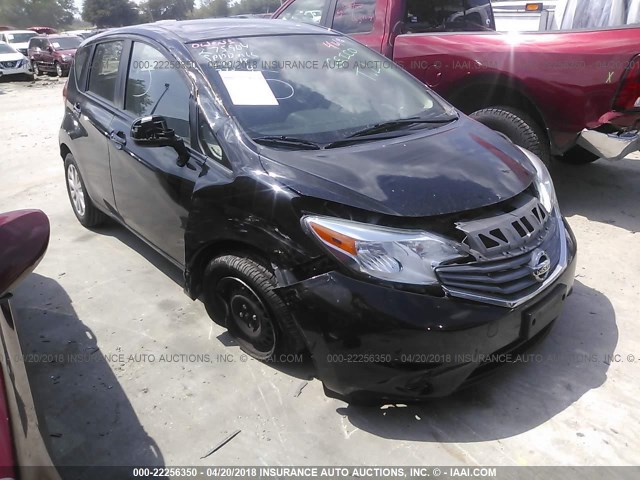 3N1CE2CP6EL435492 - 2014 NISSAN VERSA NOTE S/S PLUS/SV/SL BLACK photo 1