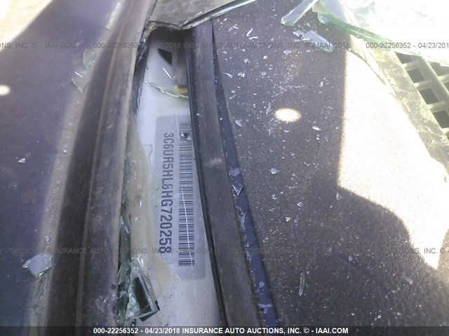 3C6UR5HL8HG720258 - 2017 RAM 2500 ST WHITE photo 9