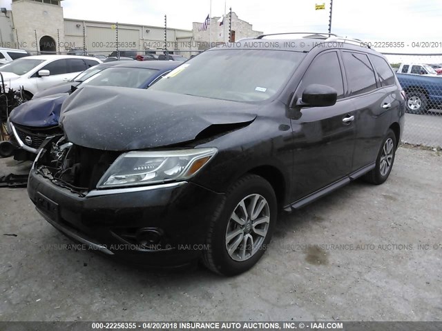 5N1AR2MN6EC618811 - 2014 NISSAN PATHFINDER S/SV/SL/PLATINUM 黑色 照片 2