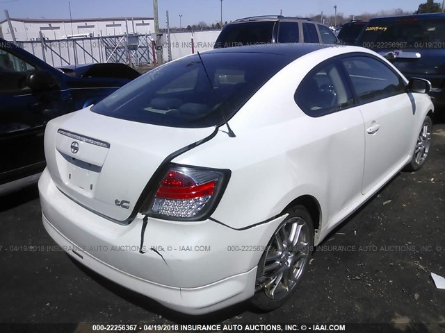 JTKDE177470210616 - 2007 TOYOTA SCION TC 白色 照片 4