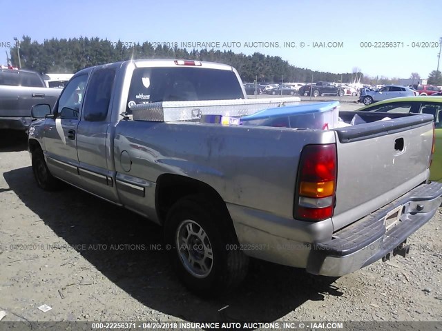 2GCEK19T921261816 - 2002 CHEVROLET SILVERADO K1500 GRAY photo 3