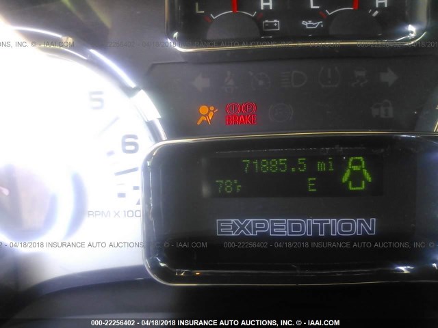 1FMJU1F50AEB52278 - 2010 FORD EXPEDITION XLT ვერცხლისფერი ფოტო 7