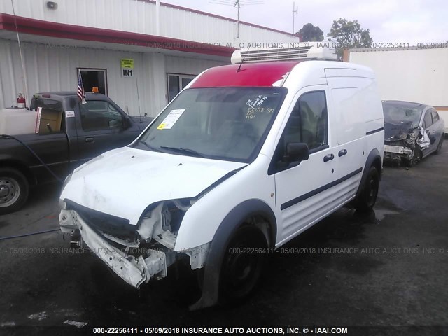 NM0LS7AN9DT129267 - 2013 FORD TRANSIT CONNECT XL WHITE photo 2