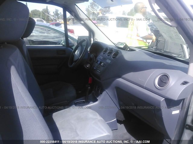 NM0LS7AN9DT129267 - 2013 FORD TRANSIT CONNECT XL WHITE photo 5