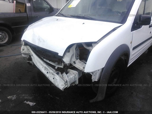 NM0LS7AN9DT129267 - 2013 FORD TRANSIT CONNECT XL WHITE photo 6
