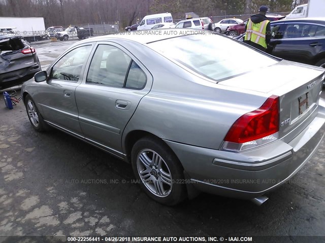 YV1RS592582686050 - 2008 VOLVO S60 2.5T GRAY photo 3