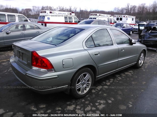 YV1RS592582686050 - 2008 VOLVO S60 2.5T GRAY photo 4