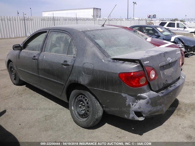 1NXBR32E48Z969776 - 2008 TOYOTA COROLLA CE/LE/S GRAY photo 3