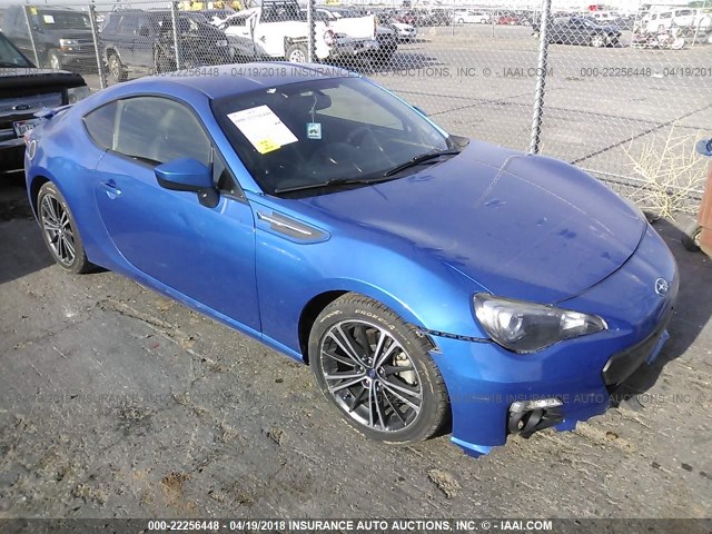 JF1ZCAC12D1603028 - 2013 SUBARU BRZ 2.0 LIMITED BLUE photo 1