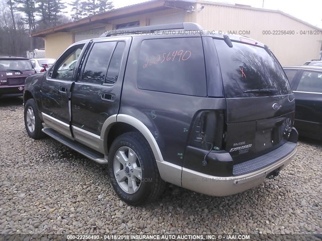 1FMZU74W35UA65858 - 2005 FORD EXPLORER EDDIE BAUER BROWN photo 3