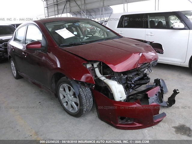 3N1AB6AP2BL619429 - 2011 NISSAN SENTRA 2.0/2.0S/SR/2.0SL RED photo 1