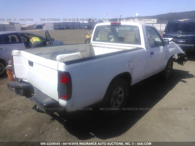 1N6DD21S1YC316340 - 2000 NISSAN FRONTIER XE WHITE photo 4