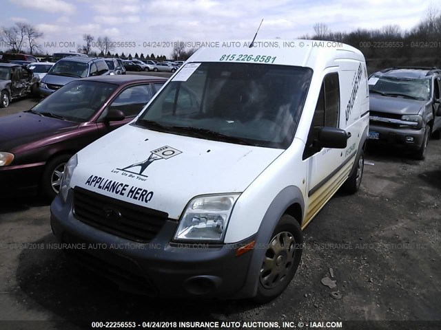 NM0LS7CNXBT060213 - 2011 FORD TRANSIT CONNECT XL WHITE photo 2