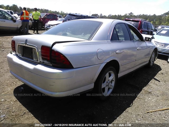 1LNHM86S41Y611596 - 2001 LINCOLN LS GRAY photo 4