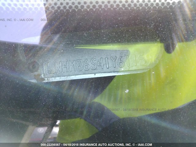 1LNHM86S41Y611596 - 2001 LINCOLN LS GRAY photo 9