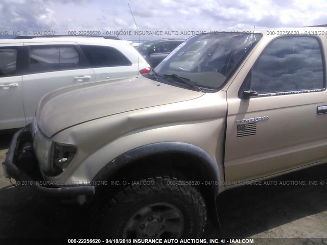 4TASN92N1YZ630474 - 2000 TOYOTA TACOMA XTRACAB PRERUNNER ოქროსფერი ფოტო 6