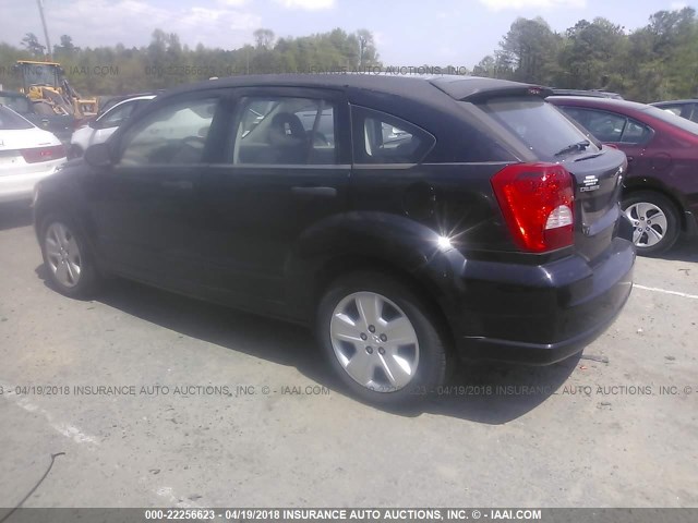 1B3HB48B97D534452 - 2007 DODGE CALIBER SXT BLACK photo 3