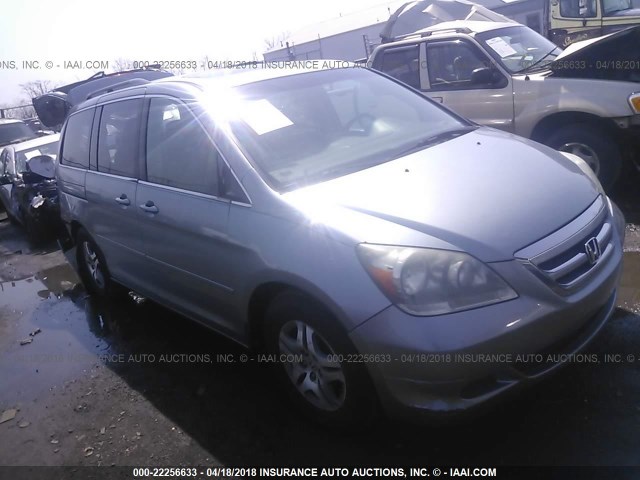5FNRL38607B032628 - 2007 HONDA ODYSSEY EXL ნაცრისფერი ფოტო 1