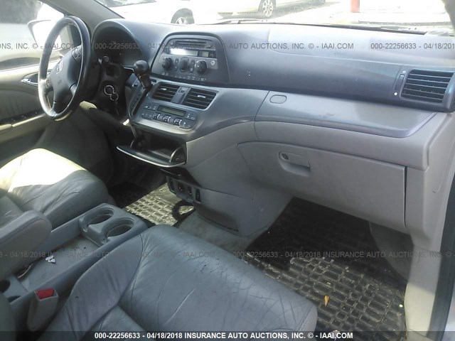 5FNRL38607B032628 - 2007 HONDA ODYSSEY EXL ნაცრისფერი ფოტო 5