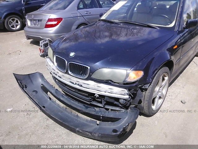 WBAEU33435PR16693 - 2005 BMW 325 XI BLUE photo 6