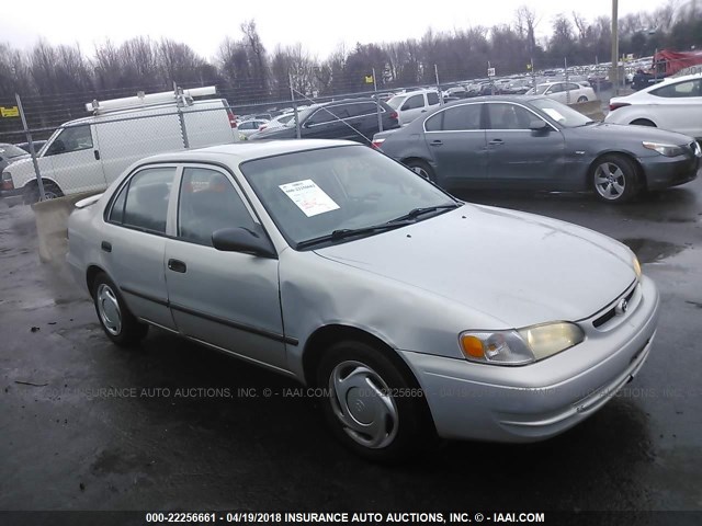 2T1BR12EXYC262946 - 2000 TOYOTA COROLLA VE/CE/LE SILVER photo 1