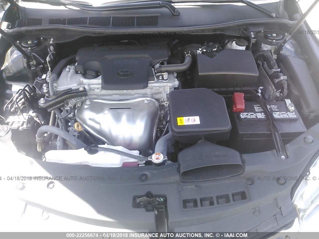 4T1BF1FK8HU377875 - 2017 TOYOTA CAMRY LE/XLE/SE/XSE BLACK photo 10