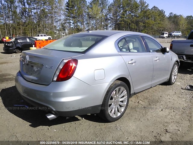 1LNHL9DR4CG801075 - 2012 LINCOLN MKS SILVER photo 4