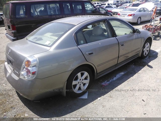 1N4AL11D23C206139 - 2003 NISSAN ALTIMA S/SL Champagne photo 4