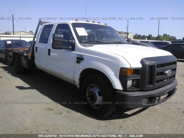 1FDWW36R28EC79509 - 2008 FORD F350 SUPER DUTY WHITE photo 1