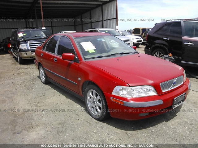 YV1VS29532F827379 - 2002 VOLVO S40 1.9T RED photo 1