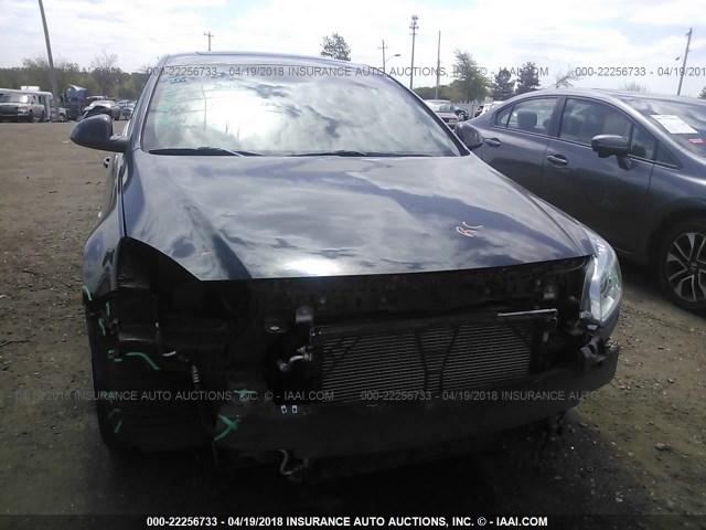 W04G15GV4B1068268 - 2011 BUICK REGAL CXL BLACK photo 6