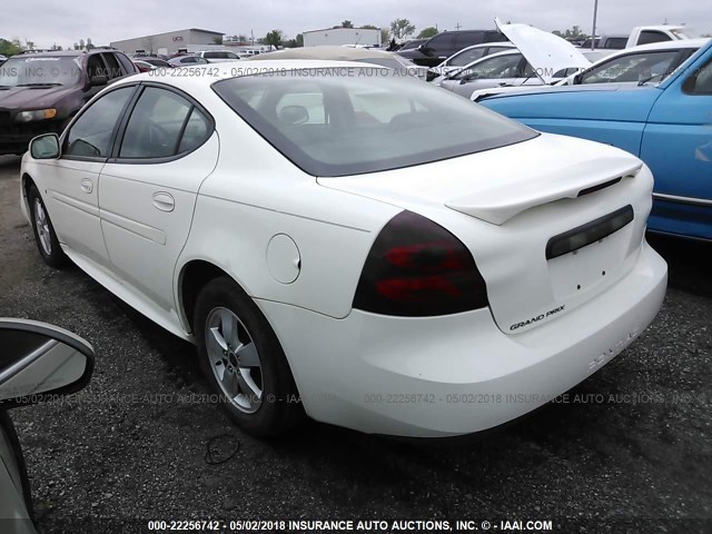 2G2WP552661233430 - 2006 PONTIAC GRAND PRIX თეთრი ფოტო 3
