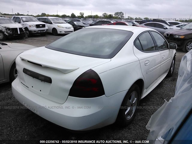 2G2WP552661233430 - 2006 PONTIAC GRAND PRIX თეთრი ფოტო 4