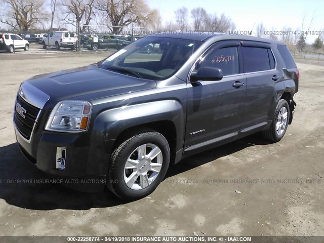 2CTFLRECXB6263068 - 2011 GMC TERRAIN SLE GRAY photo 2