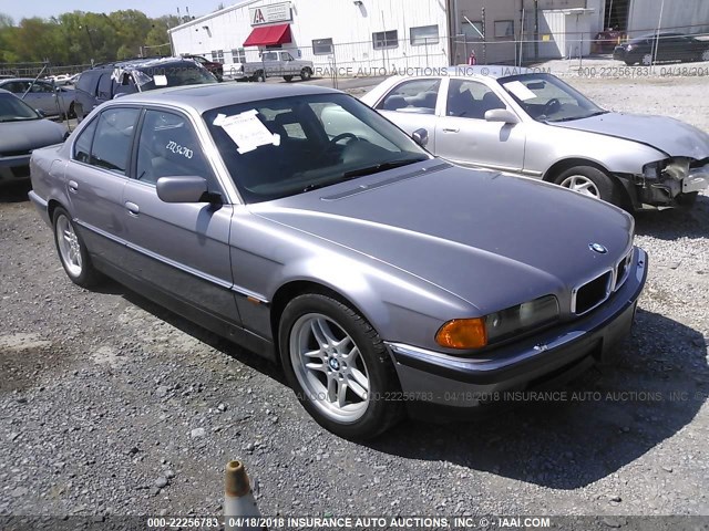 WBAGF8323WDL50178 - 1998 BMW 740 I AUTOMATIC GRAY photo 1